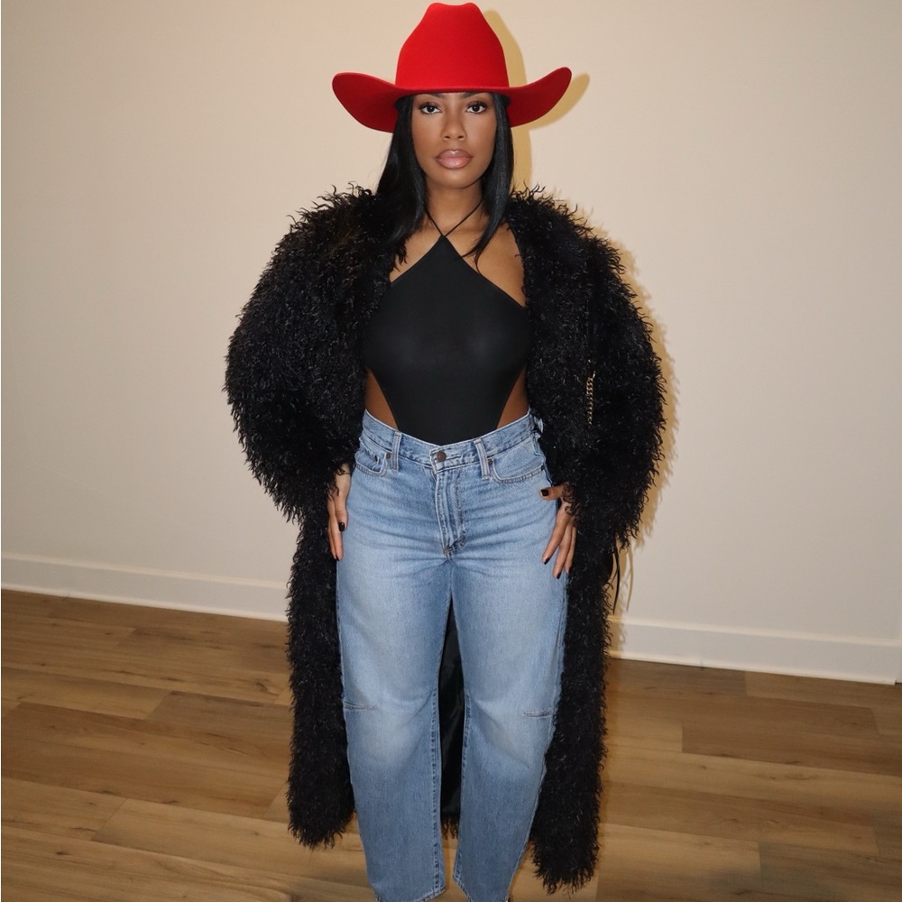 Faux furr coat pretty little thing